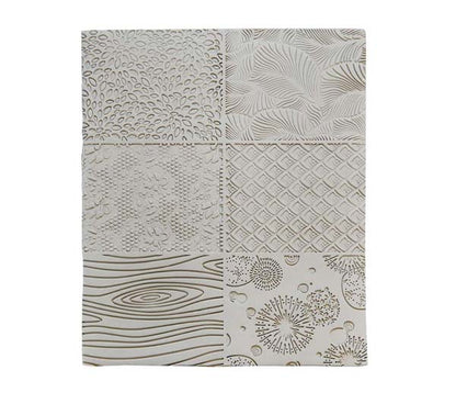 Gray Sculpey Texture Sheet, Nature, 2Pcs Modelling Tools & Accessories