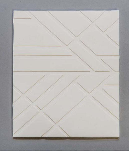 Gray Sculpey Texture Sheet, Geometric, 2Pcs Modelling Tools & Accessories