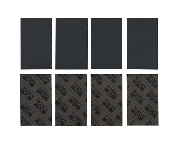 Sculpey Wet & Dry Sandpaper Variety Pack, 8Pcs