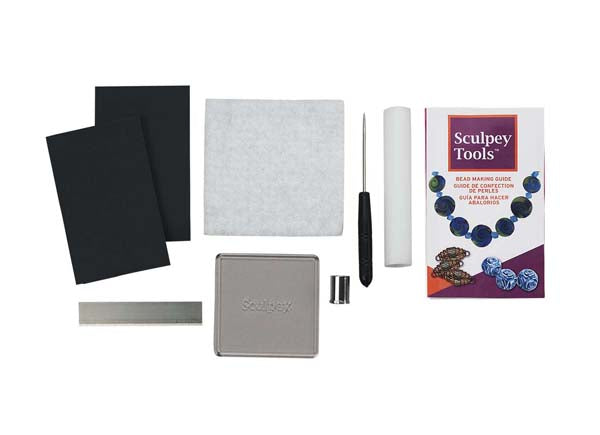 White Smoke Sculpey Bead Making Starter Kit, 10Pcs Modelling Kits