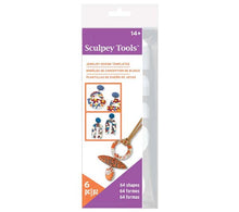 White Smoke Sculpey Jewelery Design Template, 6Pcs Modelling Tools & Accessories
