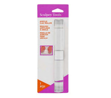 Light Gray Sculpey Clear Acrylic Roller, 8" Modelling Tools & Accessories
