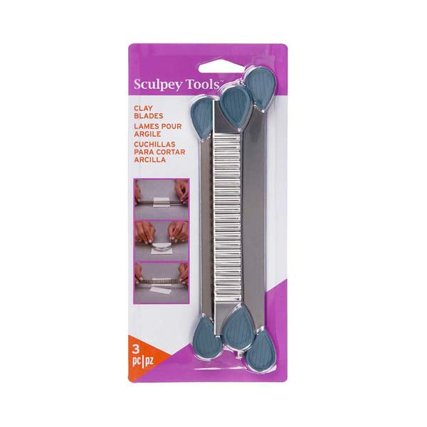 Lavender Sculpey Clay Blades Super Slicer set, 3Pcs Modelling Tools & Accessories