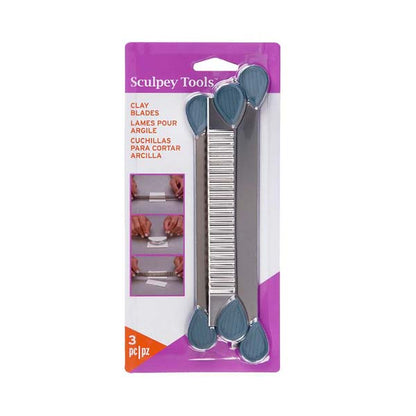 Lavender Sculpey Clay Blades Super Slicer set, 3Pcs Modelling Tools & Accessories
