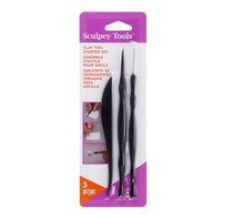 Lavender Sculpey Clay Tool Starter Set, 3Pcs Modelling Tools & Accessories