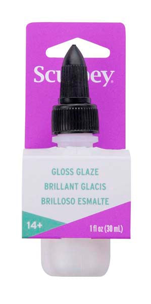 White Smoke Sculpey Glossy Glaze, 30ml Glazes & Softeners