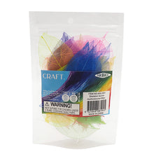 White Smoke Skeleton Leaves Multicoloured 80Pc Craft Basics