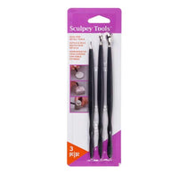 Lavender Sculpey Dual End "Style n' Detail" Tool Set, 3Pcs Modelling Tools & Accessories