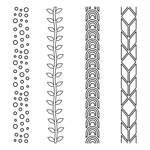 White Smoke Sculpey Texture Wheel, 5Pcs Modelling Tools & Accessories