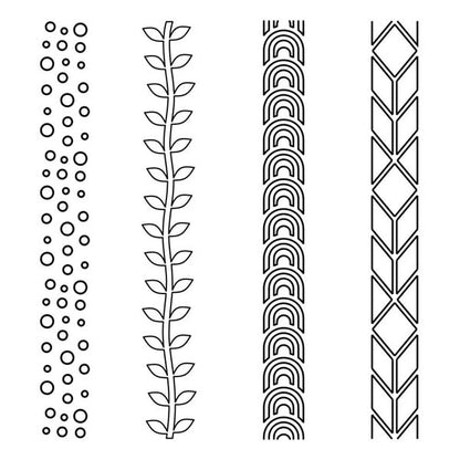 White Smoke Sculpey Texture Wheel, 5Pcs Modelling Tools & Accessories