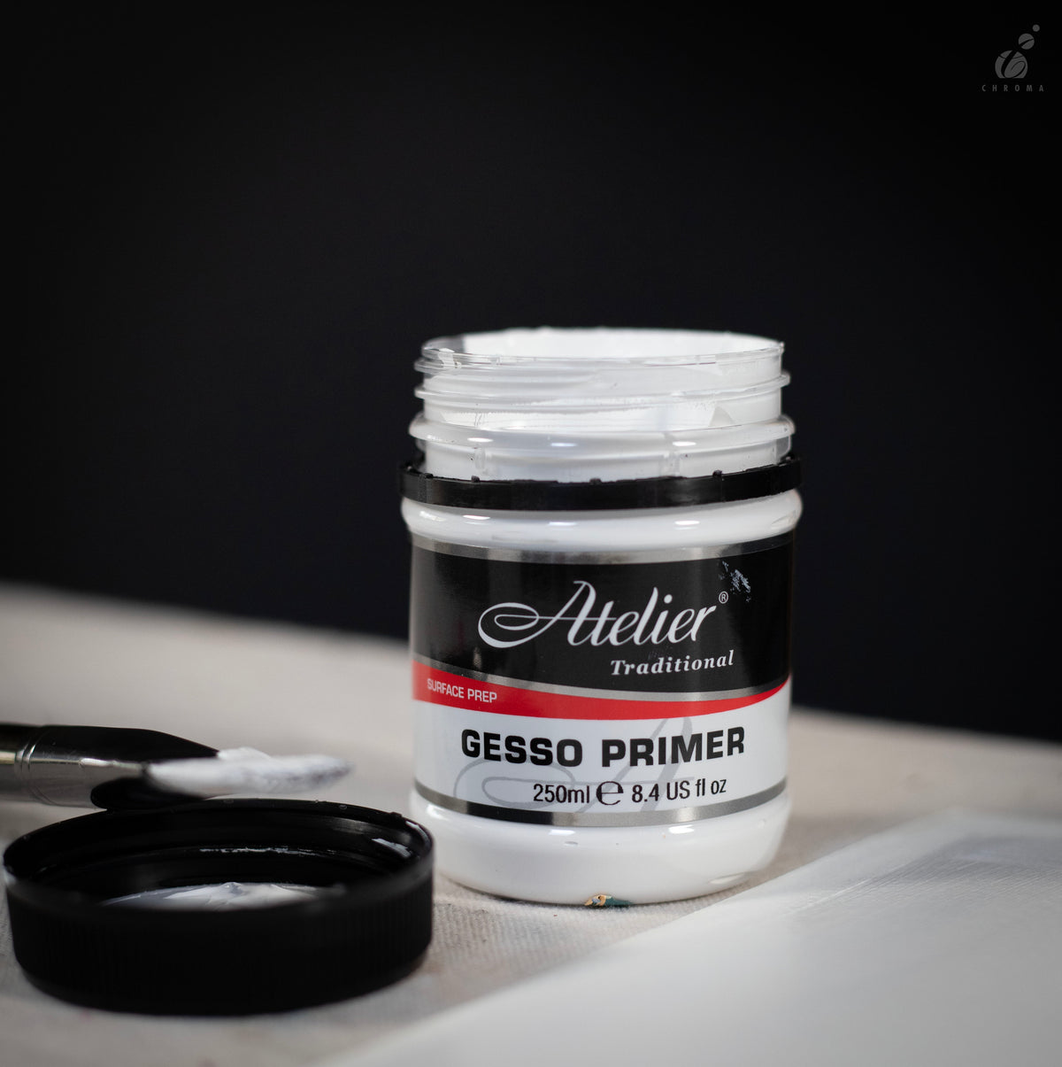 Black Atelier Gesso 250ml Mediums