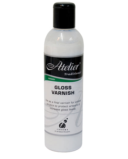 Gray Atelier Gloss Varnish 250mL Mediums