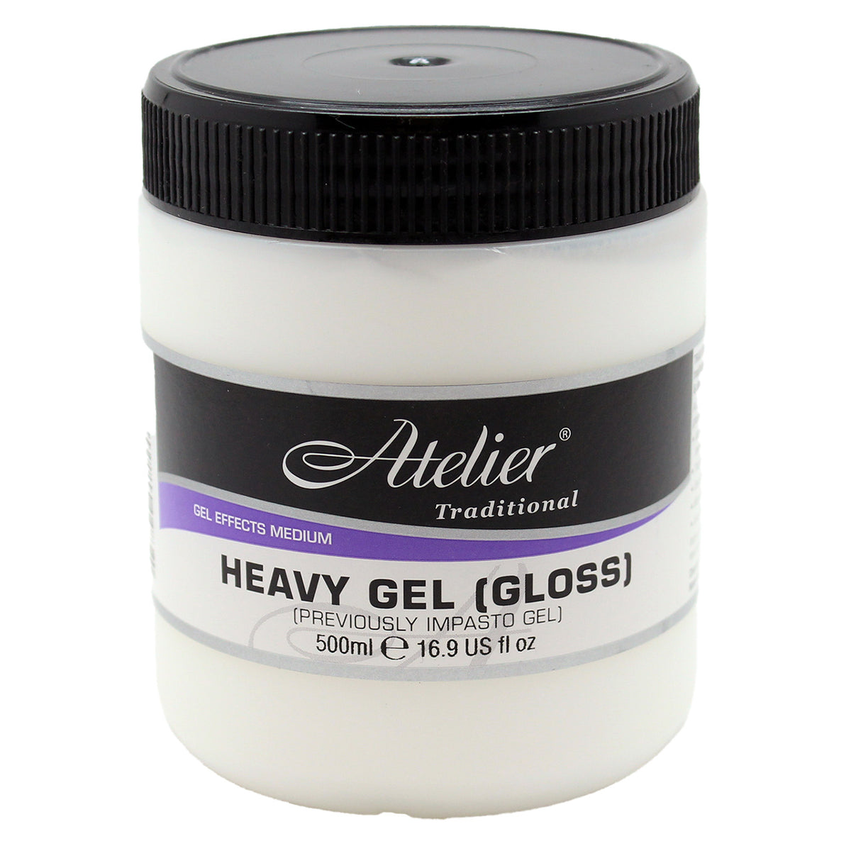 Light Gray Atelier Heavy Gel (Gloss) 500ml Mediums