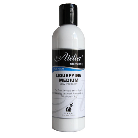 White Smoke Atelier Liquefying Medium, Low Viscosity, 250ml Mediums