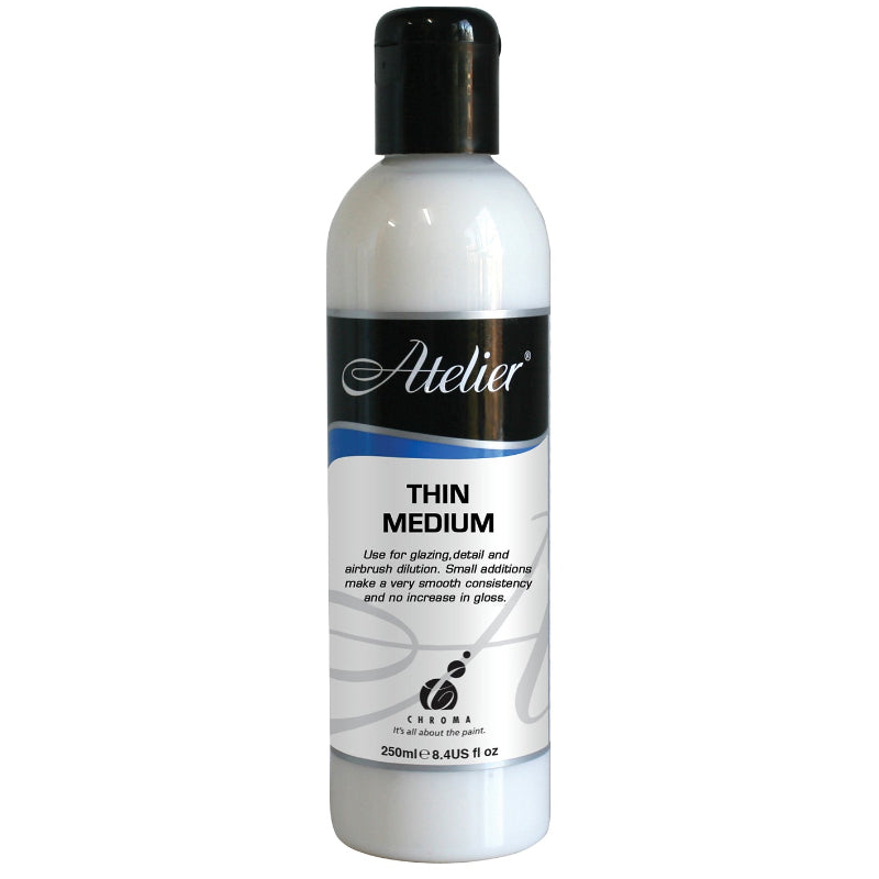 White Smoke Atelier Thin Painting Medium 250ml Mediums
