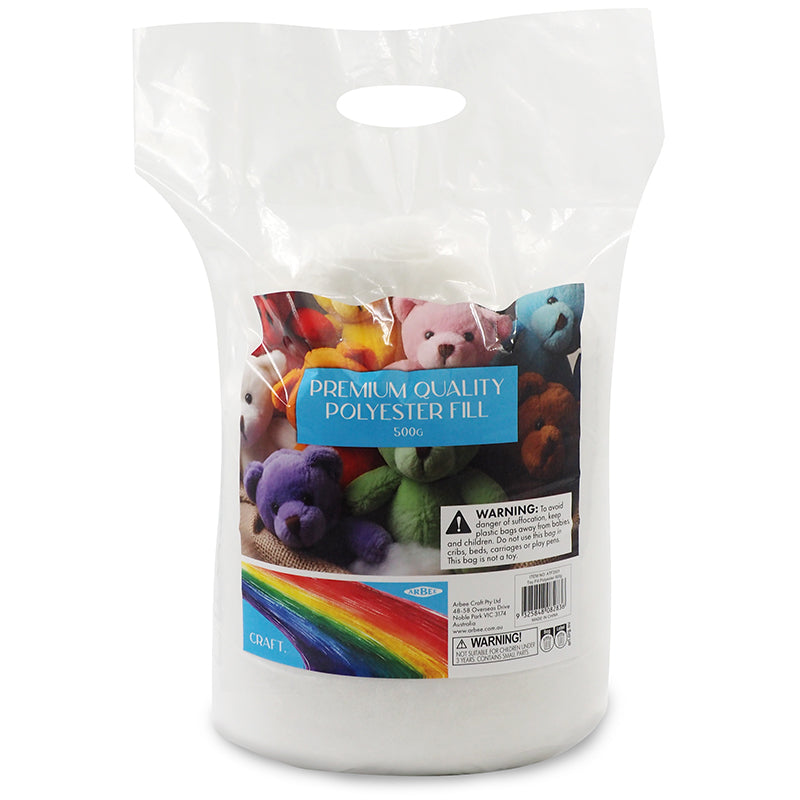 Lavender Premium Toy Polyester Fill, 500G Kids Craft Basics