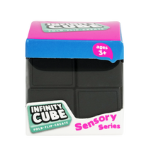 Dark Slate Gray Trend Hub 85g Infinity Cube Black Fidget Toys