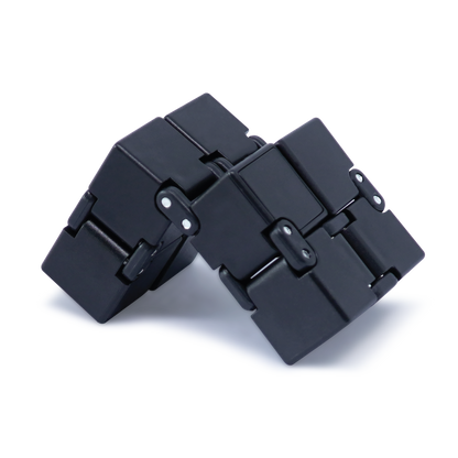 Black Trend Hub 85g Infinity Cube Black Fidget Toys