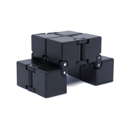 Black Trend Hub 85g Infinity Cube Black Fidget Toys
