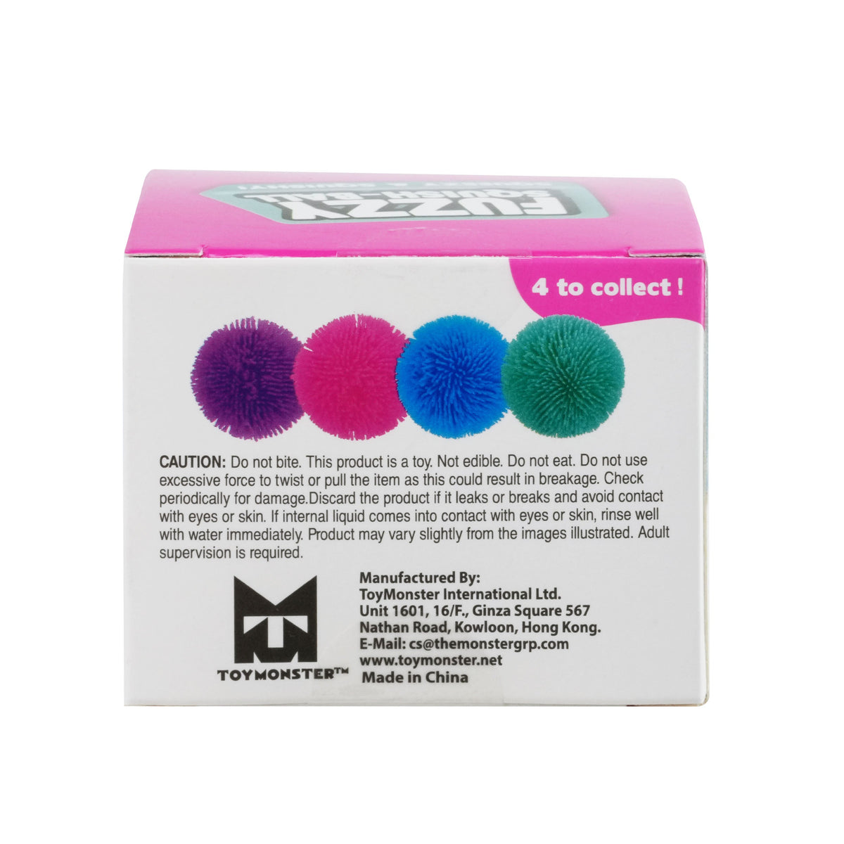 Light Gray Trend Hub Fuzzy Squish-Ball assorted Squishy & Squeeze