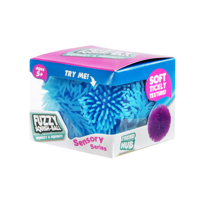 White Smoke Trend Hub Fuzzy Squish-Ball assorted Squishy & Squeeze