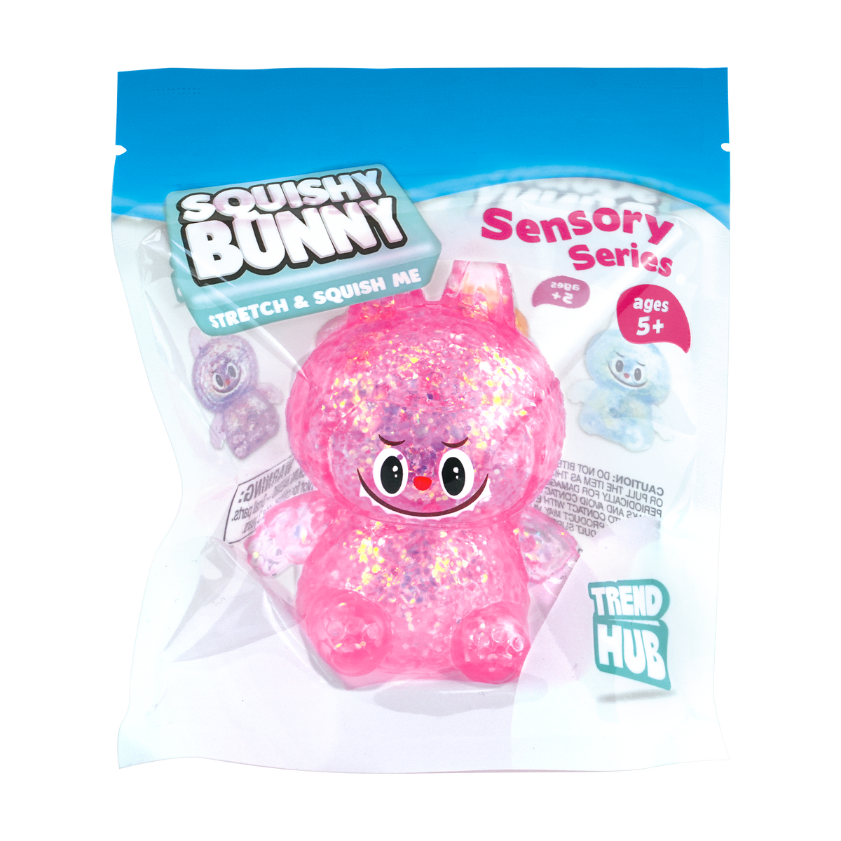 White Smoke Trend Hub Squishy Bunny assorted Squishy & Squeeze