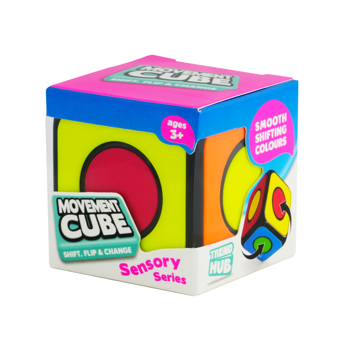 Black Trend Hub Movement Cube Fidget Toys