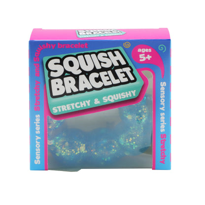 Cadet Blue Trend Hub Squish Bracelet assorted Fidget Toys