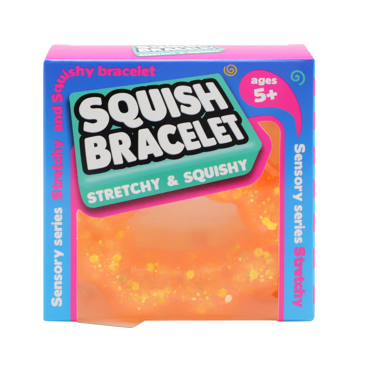 Sandy Brown Trend Hub Squish Bracelet assorted Fidget Toys