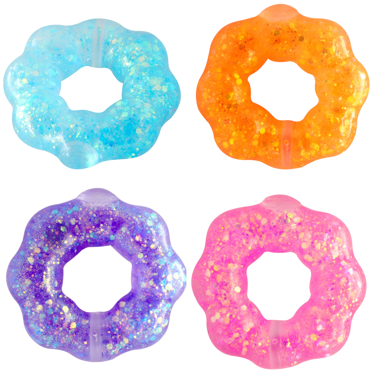 White Smoke Trend Hub Squish Bracelet assorted Fidget Toys