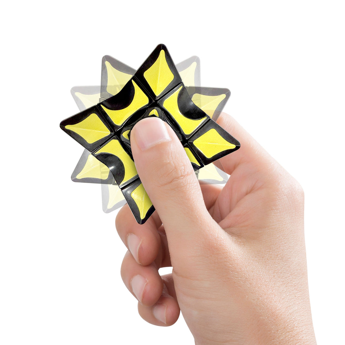 White Smoke Trend Hub Puzzle Fidget Spinner Fidget Toys
