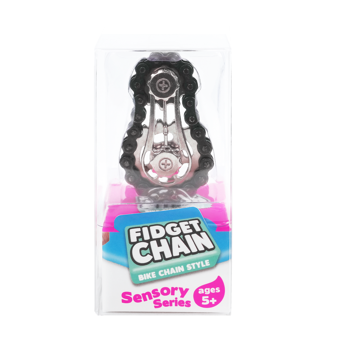 White Smoke Trend Hub Metal Fidget Chain Fidget Toys