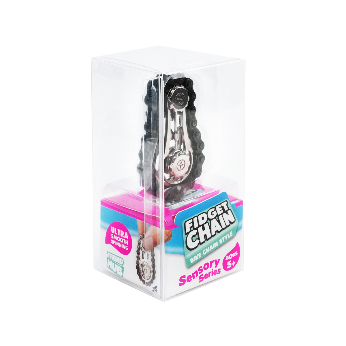 White Smoke Trend Hub Metal Fidget Chain Fidget Toys