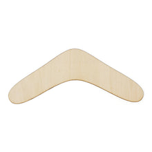 White Smoke Wood Boomerang  Shapes 12Pc Kids Craft Basics