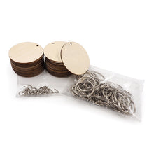 White Smoke Wood Key Chain Kit 100Pc Kids Craft Basics