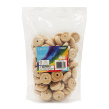 Lavender Wood Wheels 3cm 100Pc Kids Craft Basics