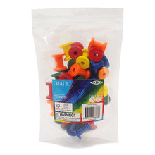 Lavender Wood Reels Multi Asstd 50Pc Kids Craft Basics