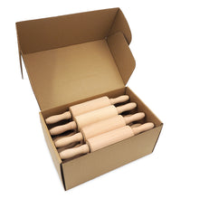 White Smoke Wood Rolling Pins 24cm 12Pc Kids Craft Basics