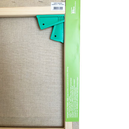 White Smoke Canvars - Maestro Linen  40X50cm (With Wedges) Profile 22 X 42mm Canvas