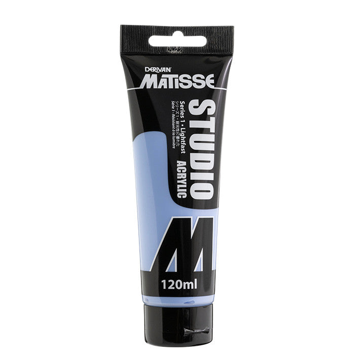 White Smoke Derivan Matisse Studio Acrylic Paint, 120ml, Australian Sky Blue Acrylic Paints