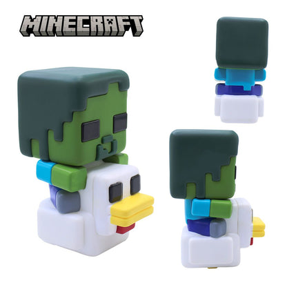 White Smoke Minecraft Softeez Chicken Jockey Squishy & Squeeze