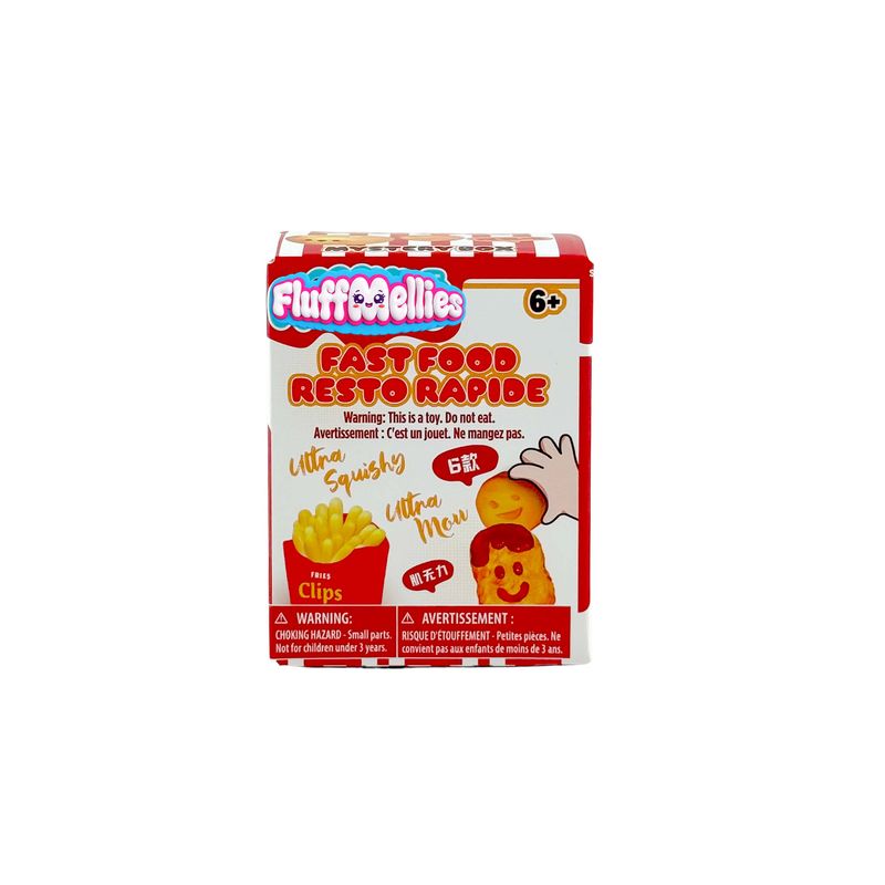 Light Gray Fluffmellies Fast Food Mystery Box Squishy & Squeeze
