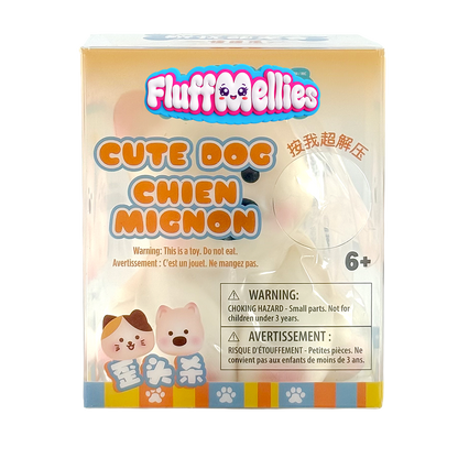 Seashell Fluffmellies Cute Dog Squishy & Squeeze