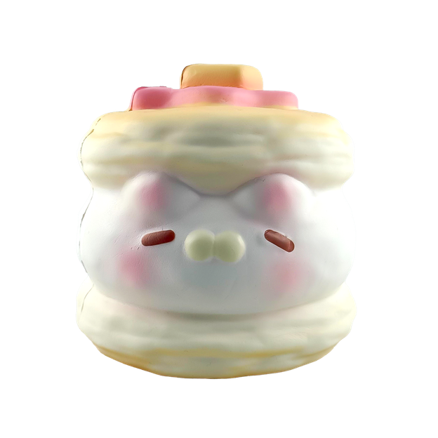 Black Fluffmellies Pancakes Squishy & Squeeze