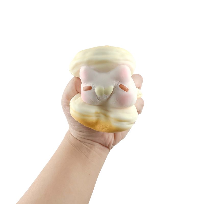 White Smoke Fluffmellies Pancakes Squishy & Squeeze