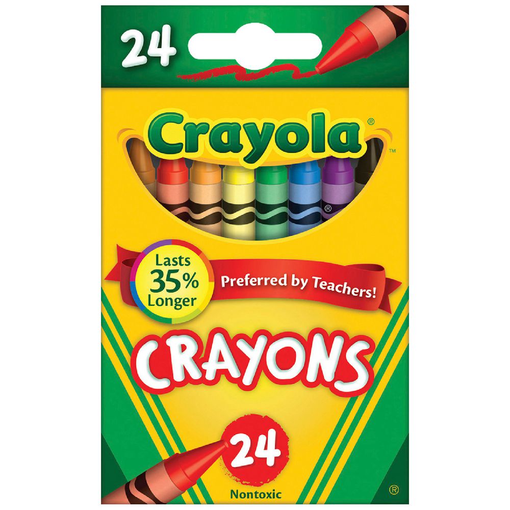 Gold Crayola Tuck Box Crayons - 24 Pack Crayons
