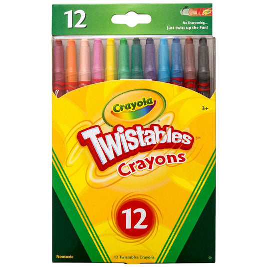 Gold Crayola Twistable Crayons - 12 Pack Crayons