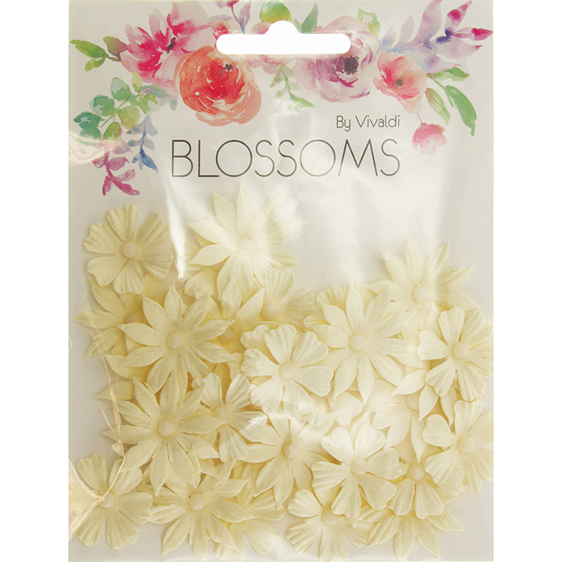 Light Gray Valerie Snow Flower 32Pcs Craft Basics