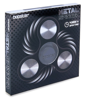 Dark Slate Gray Bopster Metal Fidget Spinner Black Fidget Toys