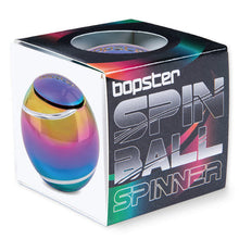 White Smoke Bopster Spin Ball Spinner Multicoloured Metallic Fidget Toys